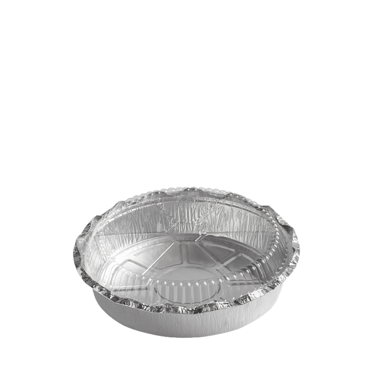 Aluminum Round Pan + Plastic Dome Lid Firgos Curaçao