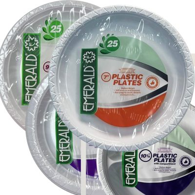 EMERALD Plastic Plates