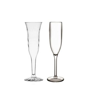 Emerald Champagne Glass