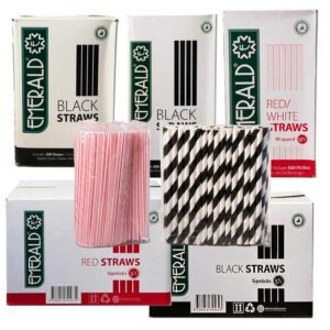 Emerald Plastic Straw
