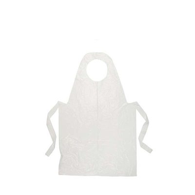 Aprons Plastic White