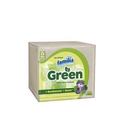 Familia Napkins Green 2Ply Lunch