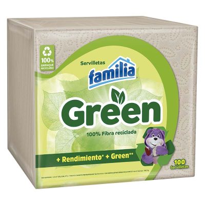 Familia Napkins Green 2Ply Lunch