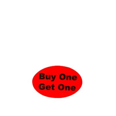 Buy 1 Get 1 Free Sticker