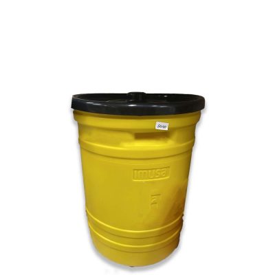 Imusa Yellow Bin W/Lid 57L