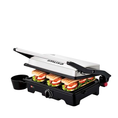 Imusa Panini Grill SS Dual System