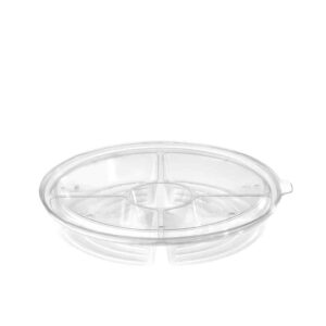 Darnel Clear Round Plate 4C Lid 12CM
