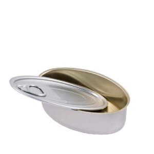 Aluminum Oval Tin With Cap