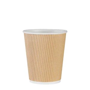 Ripple Hot Cup 8oz Kraft